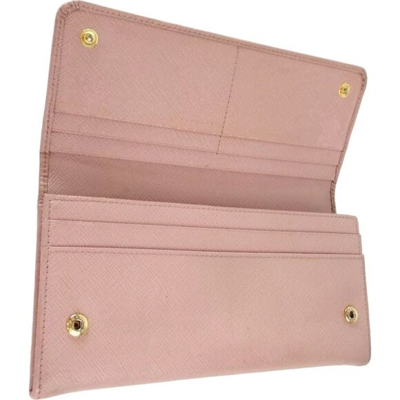 819174AM (G2) Prada Wallet Long Pink Leather - Picture 5 of 15